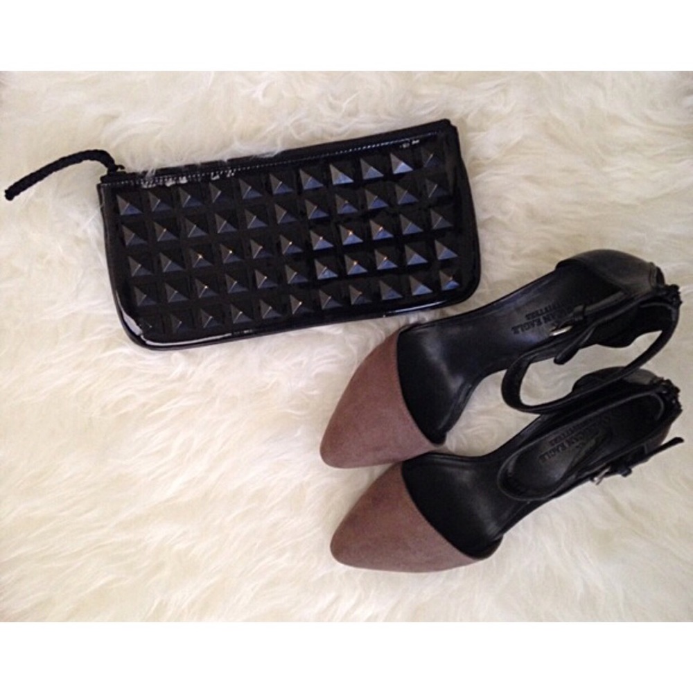 *TRADE* Pyramid Studded Patent Leather - Picture 3 of 7